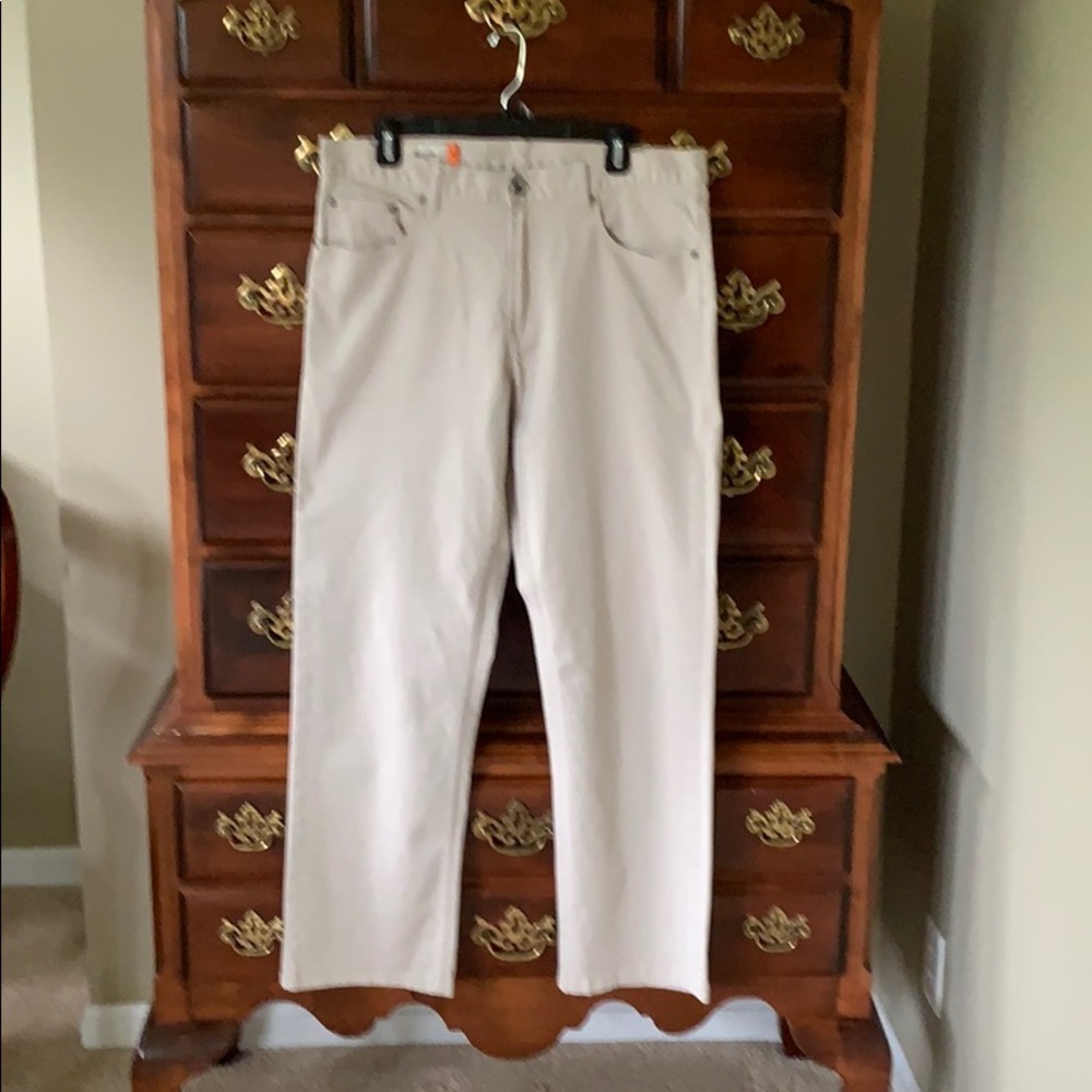 Faconnable cream colored jeans size 35R
